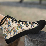 Photo Inserted Funny Fishing - Personalized Fishing High Top Shoes