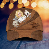 I Like Golf And Dogs And Maybe 3 People - Personalized Golf Classic Cap