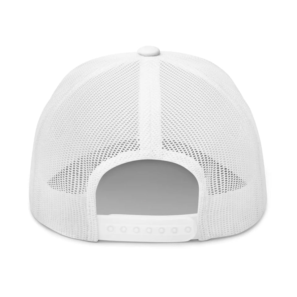 I Love Golf - Personalized Golf Trucker Hat (White Mesh)
