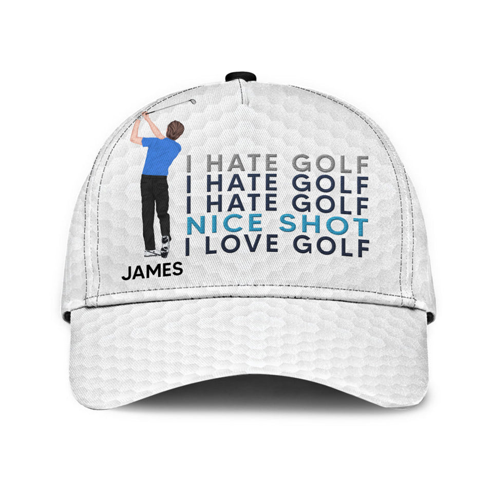 I Love Golf - Personalized Golf Classic Cap
