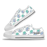 Nurse Work - Personalized Nurse Low Top Shoes