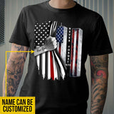 Never Forget - Firefighter Personalized T-shirt And Hoodie
