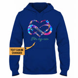 Je porte du bleu - T-shirt et sweat à capuche personnalisés pour la sensibilisation à l'autisme
