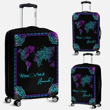 Where To Next - Personalized Travelling Leather Handbag & Luggage Cover