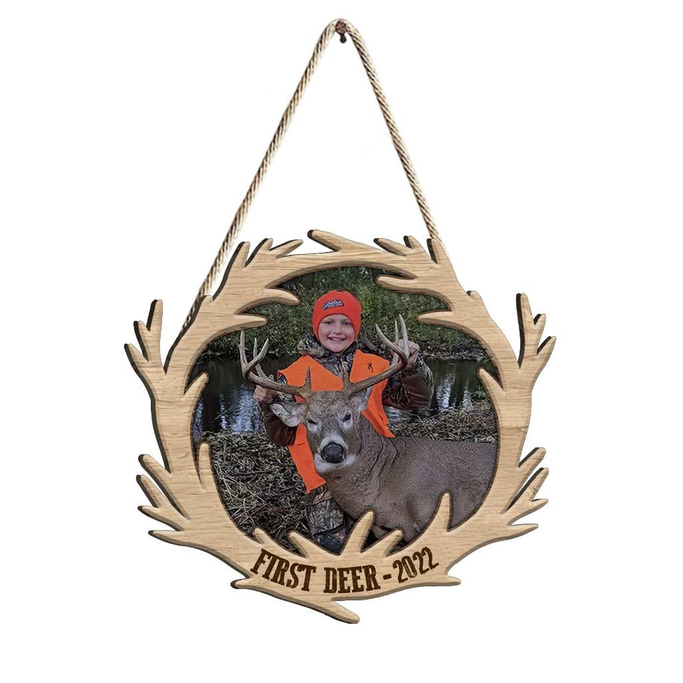 First Deer - Personalized Hunting Wood Sign