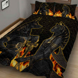 Anubis & Bastet - African American Quilt Set 1121