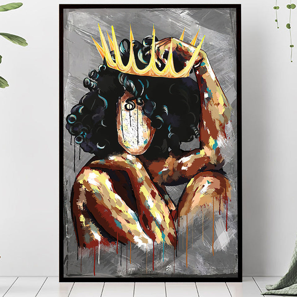 Black Queen - African American Poster 112021