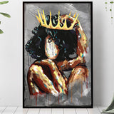 Black Queen - African American Poster 112021