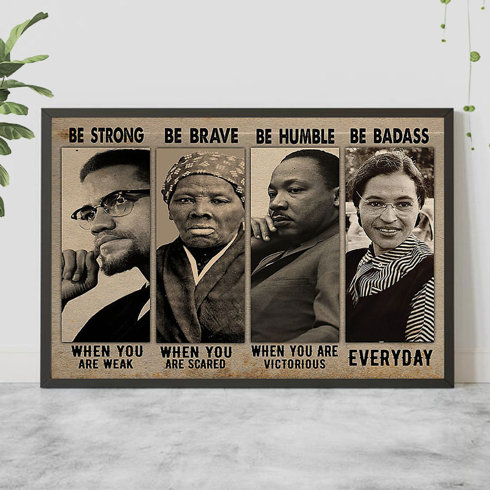 Be Strong - African American Poster