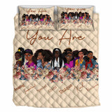 Black Queen - African American Quilt Set 112021