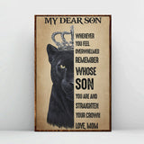 My Dear Son - African American Poster 112021