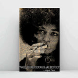 Walls Turned Sideways Are Bridges - African American Poster 1121