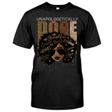 Black Queen - African American T-shirt and Hoodie With Faux Glitter Print 1121