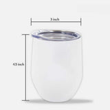 Friends & Alcohol The Glue Holding The Shitshow Together - Personalized Bestie Wine Tumbler