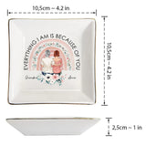 Remember I Love You Mom - Gift for mom, grandma, aunt, sister - Personalized Jewelry Dish