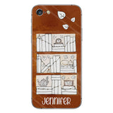 Four Seasons Reading Tracker - Personalized Book Phone Case