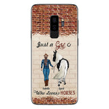 Just A Girl Who Loves Horses - Personalized Horse Phone Case