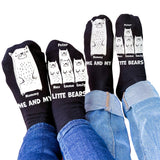 Me And My Little Bears - Gift for dad, grandma, grandpa, mom, uncle, aunt - Personalized Socks