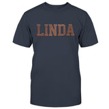 Custom Name - Personalized Aunt Embroidered T-shirt