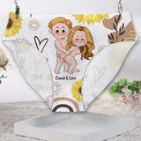 You're My Sunshine And My Rain - Personalized Couple Women Briefs