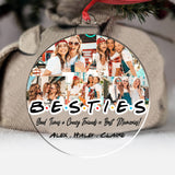 Bestie Photos - Personalized Bestie Ornament