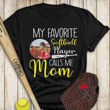 My Softball Player Calls Me Mom Grandma - Personalized Softball T-shirt And Hoodie