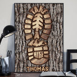 Take A Hike - Personalized Hiking Canvas And Poster