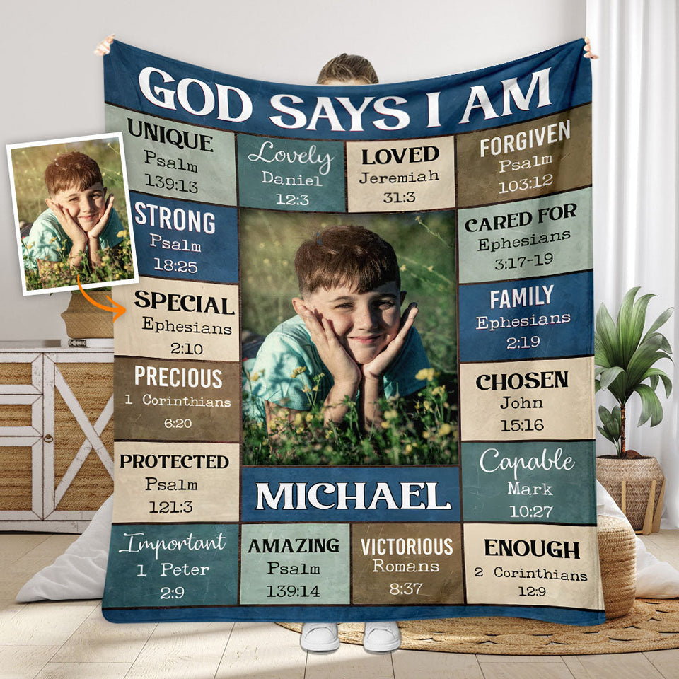 Dieu dit que je suis - Couverture chrétienne personnalisée