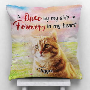 Forever In My Heart - Personalized Dog Throw Pillow
