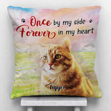 Forever In My Heart - Personalized Dog Throw Pillow