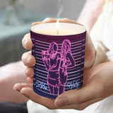 Congrats On Being My Partner In Crime - Gift for friend - Personalized Candle With Wooden Lid