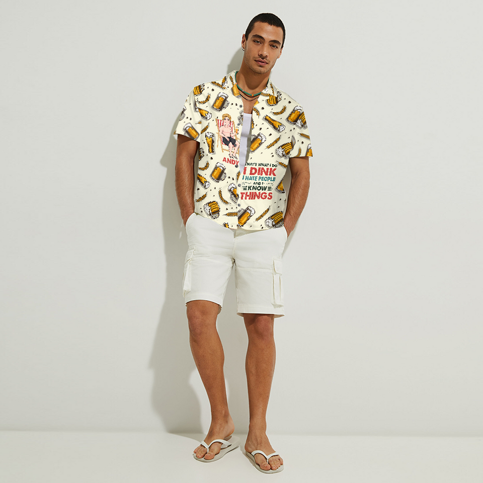That's What I Do - Personalized Sea Lover Hawaiian Shirt