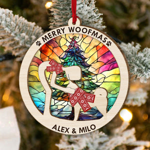 All I Want For Christmas Is You - Gift for dog lovers - Personalized 2 Layered Piece Ornament