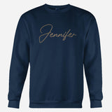 Custom Name - Personalized Sibling Embroidered Sweater