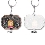 Witch's Cottage - Personalized Witch Keychain