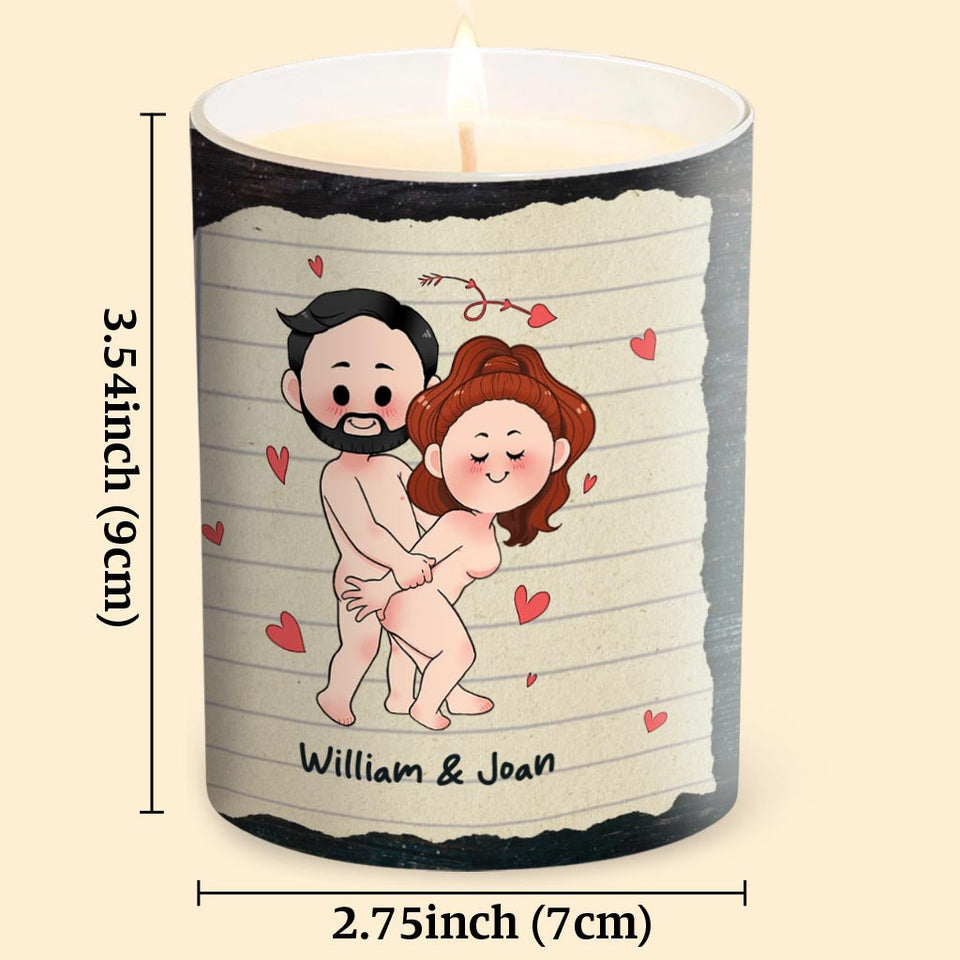 Smells Like - Personalized Couple Candle With Wooden Lid