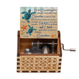 Always Remember That - Gift for grandma, mom, daughter, granddaughter, son, grandson, grandpa, dad - Personalized Hand Crank Music Box
