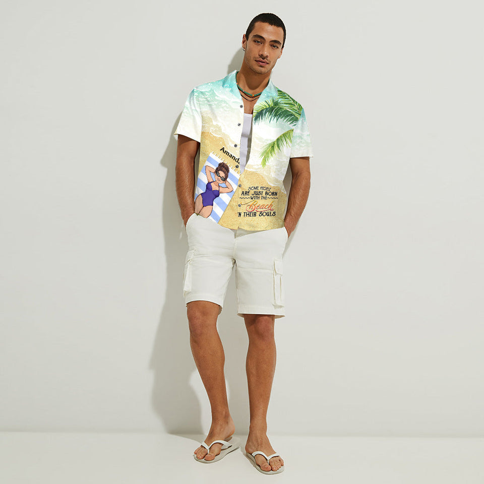 The Beach Is Calling And I Must Go - Sea Lover gift for friend, sister, girlfriend, wife, mom, brother, dad, husband, boyfriend - Personalized Hawaiian Shirt