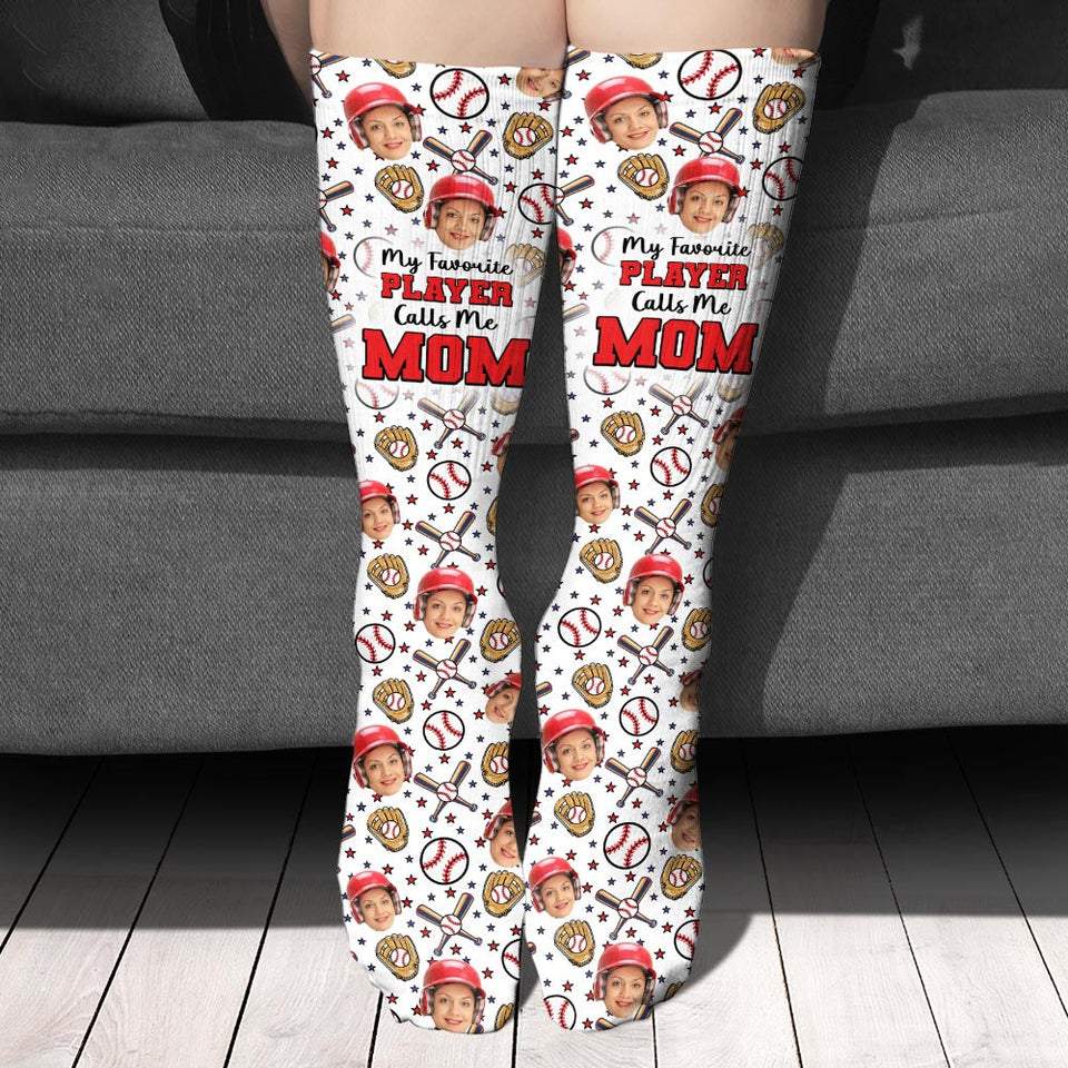 My Favorite Player - Personalized Baseball Socks