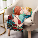 I Met You. I Liked You. I Love You. I'm Keeping You. Forever Yours - gift for husband, wife, boyfriend, girlfriend - Personalized Blanket