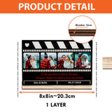 Creative Clapperboard - Personalized Couple 1 Layered Big Freestanding