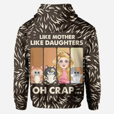 Like Mother Father Like Daughter Son Cats Dogs Pet Lover - Personalized Cat All Over Shirt