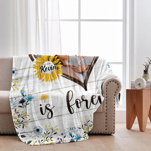 If We Had A Flower - Personalized Mother Blanket