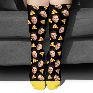 Funny Icon Pattern - Personalized Father Socks