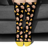 Funny Icon Pattern - Personalized Father Socks