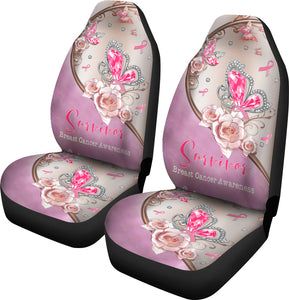 Survivor Breast Cancer Awareness Seat Covers 0622