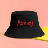 Custom Name - Personalized Aunt Embroidered Bucket Hat