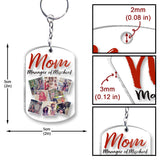 Mom Manager Of Mischief - Personalized Mother Transparent Keychain