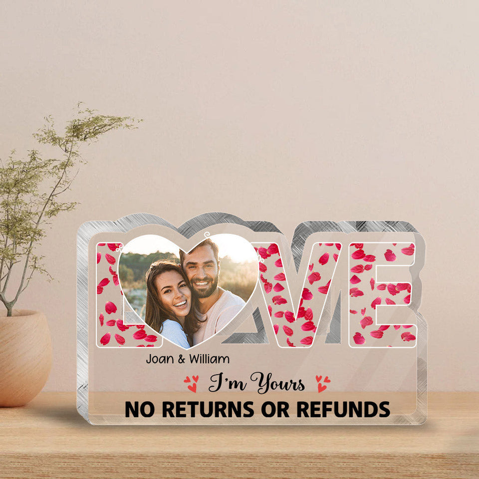 This Is Us - Couple gift for husband, wife, girlfriend, boyfriend - Personalized Custom Shaped Acrylic Plaque