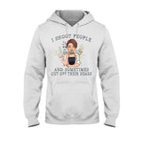 I Shoot People - Personalized Photography T-shirt And Hoodie